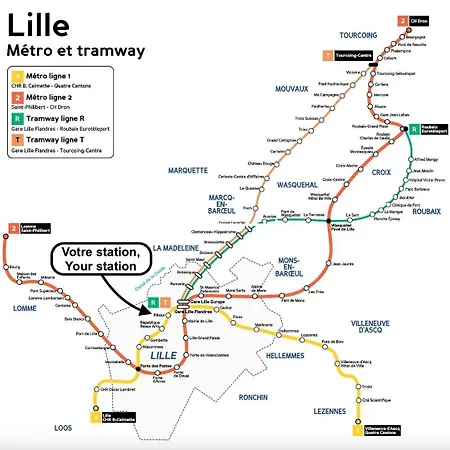 Apartment Equipped In Vieux-lille Near Grand Place *